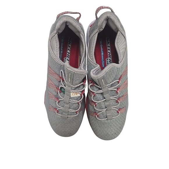 Skechers Women's Aluminum Toe SP Slip Resistant Work Shoes 99996596 Grey 11M - Picture 7 of 8